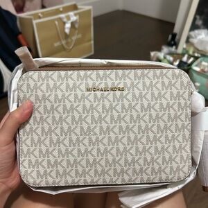 Michael Kors Jet Set large crossbody bag.